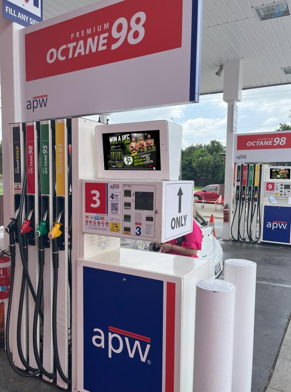 Petrol Station - Pump Mounted Displays - VIC